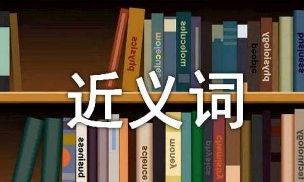 包含近义词的四字词语,带近义词的四字成语有哪些三年级图1