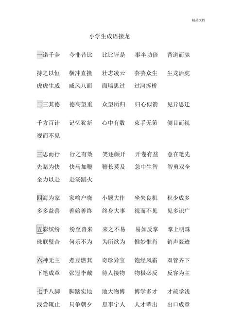 成语接龙大全四字成语,成语接龙的四字词语有哪些图3