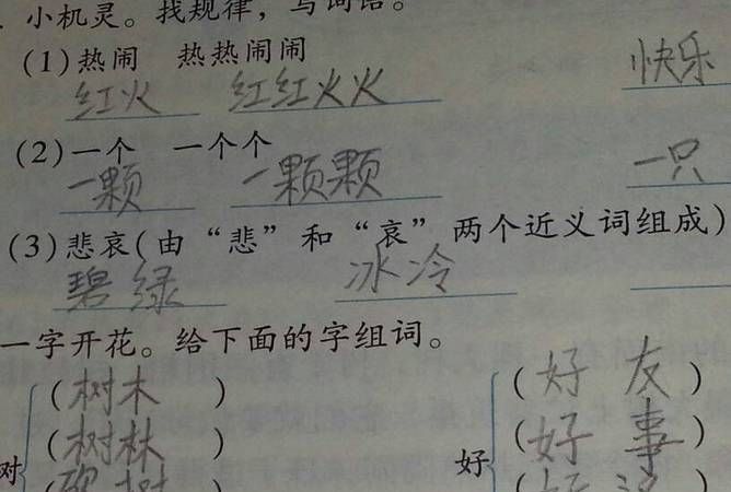 两个字都是近义词的词语,两个字是近义词的词语有哪些 小说图1