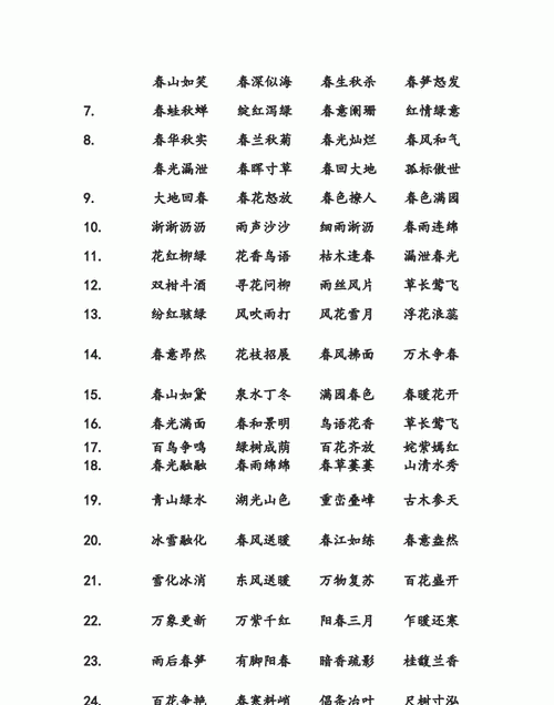 关于树木的四字词语,什么树木组词四个字图3