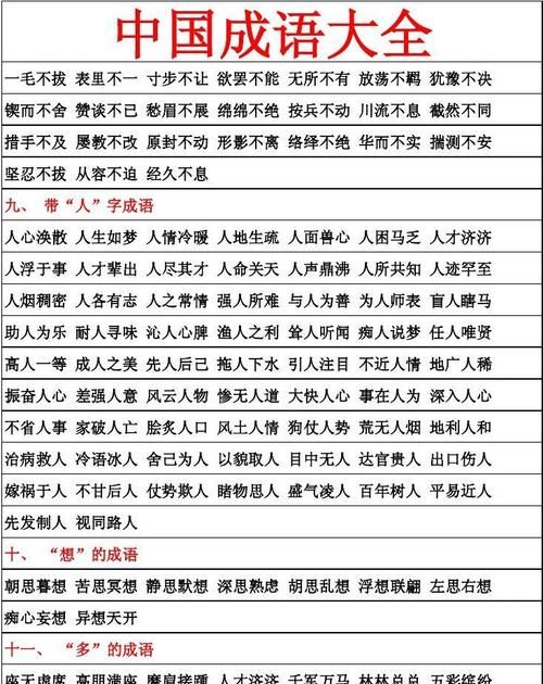 中国成语大全,汉字成语大全图3