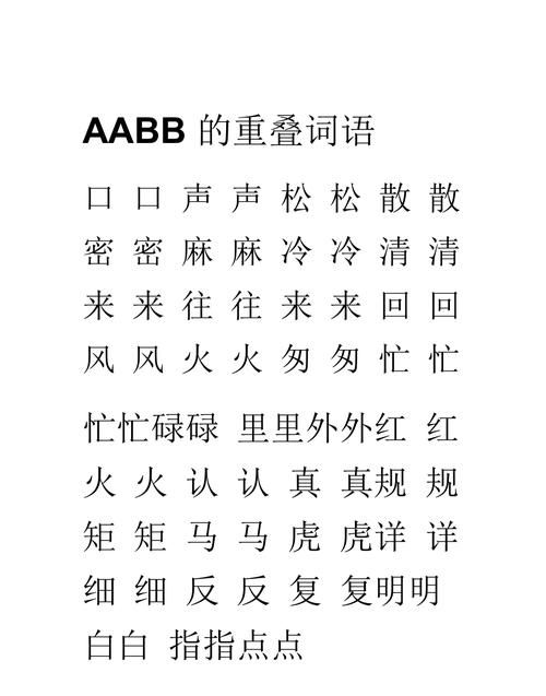 带反义词的aabb的词语,aabb式的反义词词语有哪些图3