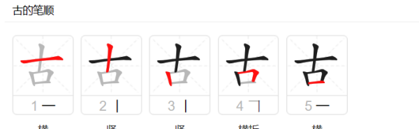 古字笔顺组词,古组词笔顺结构图2