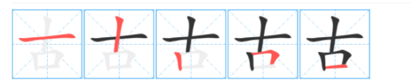 古字笔顺组词,古组词笔顺结构图6