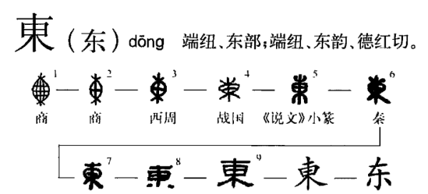 东的笔顺怎么写笔画,东字笔画顺序怎么写图4