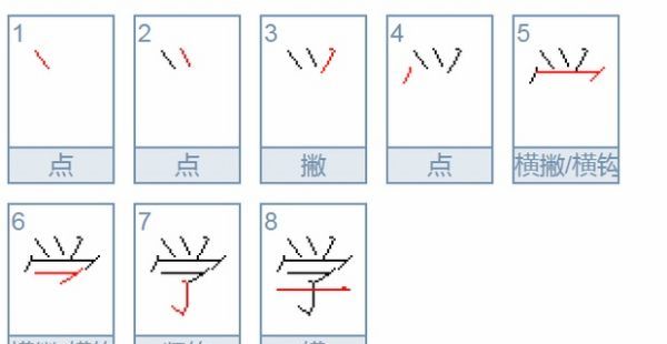 学的笔顺,学的笔画顺序怎么写图2