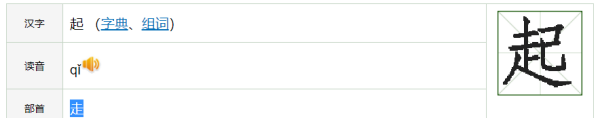 起的笔顺是结构,起的笔画图2