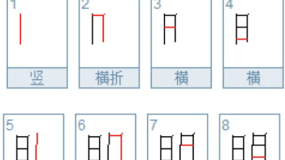 写字笔顺口诀的儿歌,笔画顺序口诀一览表图1