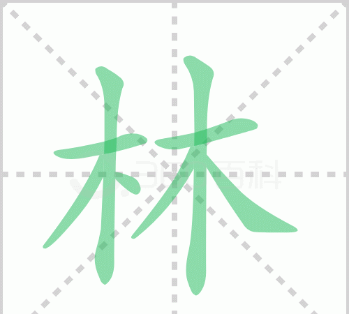 笔顺写法,薄字的书写教程图7