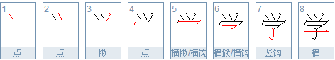 学的笔顺,学字的笔顺是什么样的图4