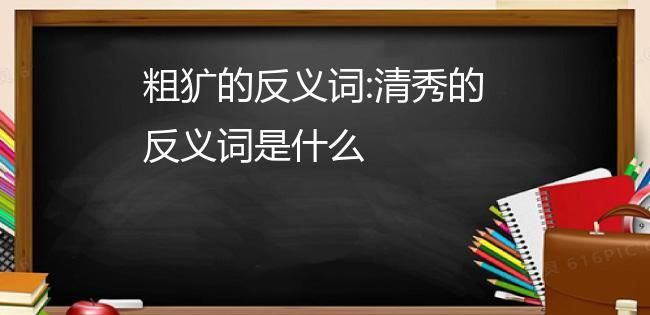 粗犷的近义词和反义词,粗犷是什么意思图2