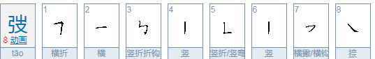 右笔顺,怎样用左手写字图5