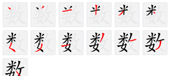 数字的笔顺正确的写法,阿拉伯数字00在田字格里怎么写图4