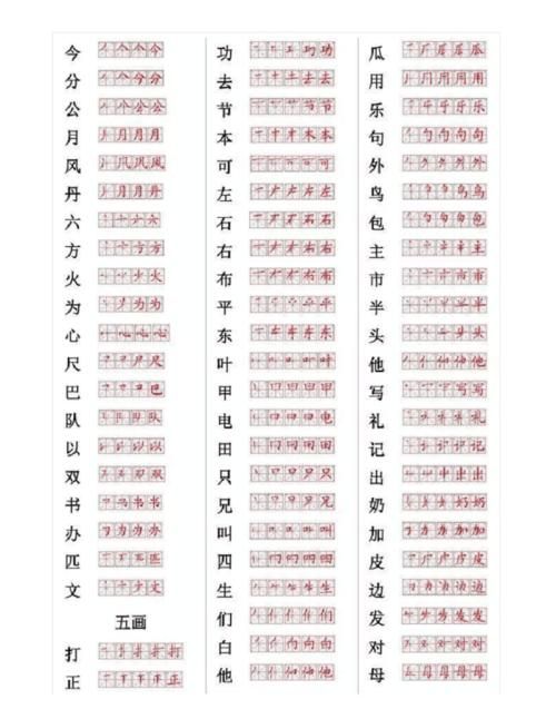 小学笔顺重要,小学生学写汉字的好方法图6