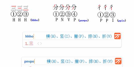 五笔笔顺显示,如何用五笔输入法打笔顺的字图4