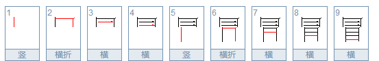 写字笔顺笔画顺序表,如何教孩子正确的书写图5