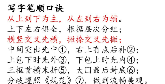 和字笔顺笔画顺序,和字笔画顺序怎么写的图5