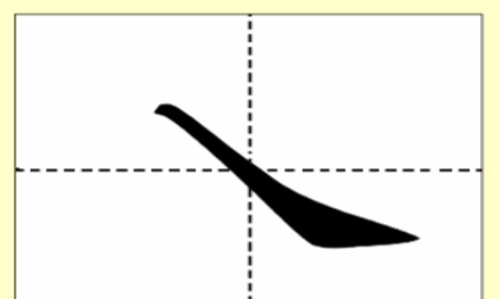 汉字笔顺名称表大全,汉字笔画名称表田字格图4