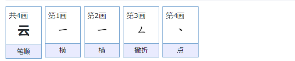 云笔顺怎么读,云笔顺怎么读出来的字图3