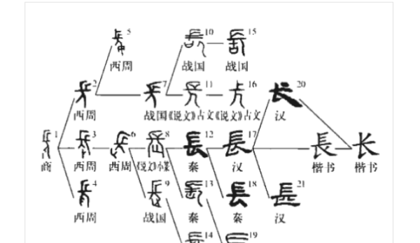 长笔顺笔画,长的笔顺怎么写图1