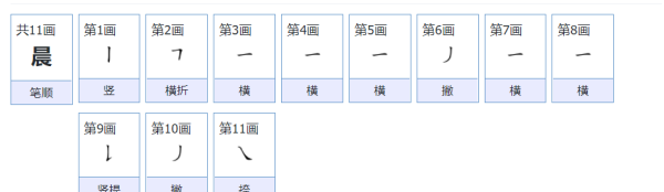 晨的笔顺正确写法,晨字的笔顺正确的写法图2