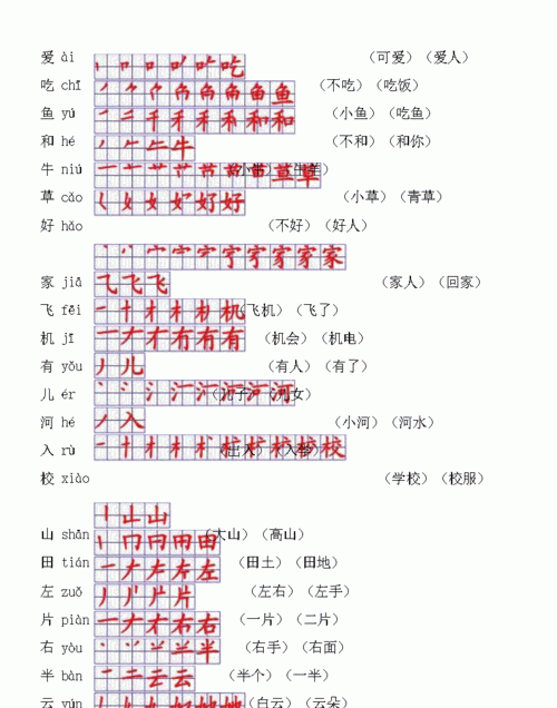 其笔顺组词,其笔画顺序图3