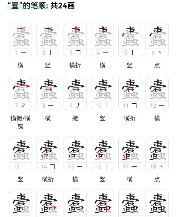 汉字笔顺演示,卤的笔顺图2