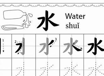 水的笔顺怎么写的笔顺,水的笔顺是啥图2