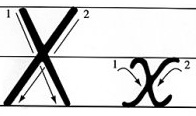 大写字母的笔顺,大写字母和小写字母的笔顺是怎样的图3