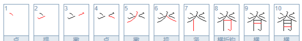 脊笔顺正确写法,脊这个字的笔顺图7