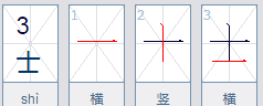 横笔顺的字有哪些,横撇的字有哪些图5