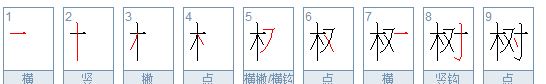 树字笔顺拼音,树的笔顺拼音图4