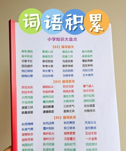 小学词语积累,一年级小学生课外词语积累有哪些图2