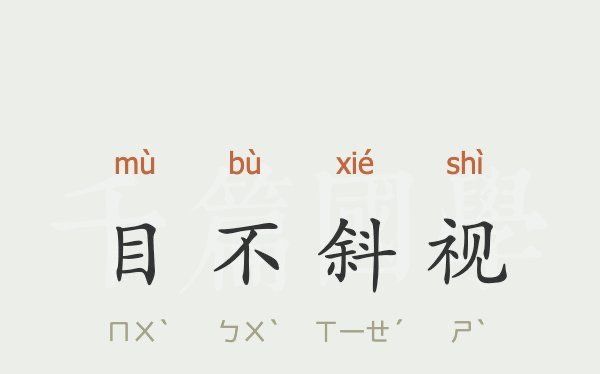 成语目什么什么视,带有目字的成语有哪些图5