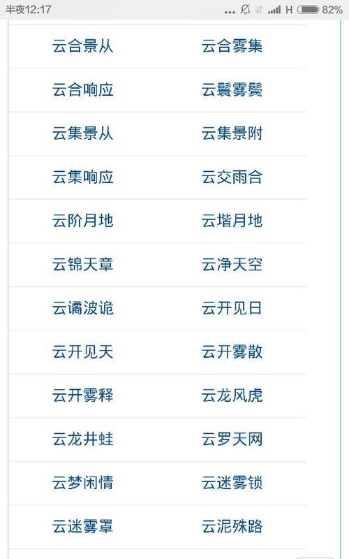 成语什么云什么,什么云什么什么的成语四个字图1