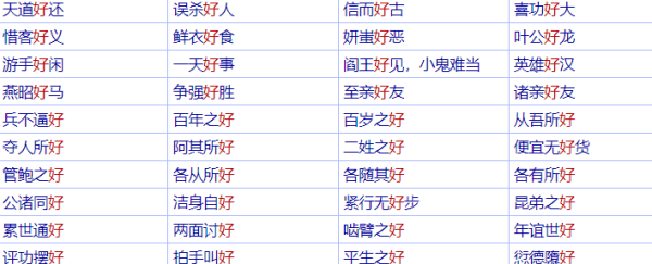 好的成语大全1000个,含有好字的四字成语图5