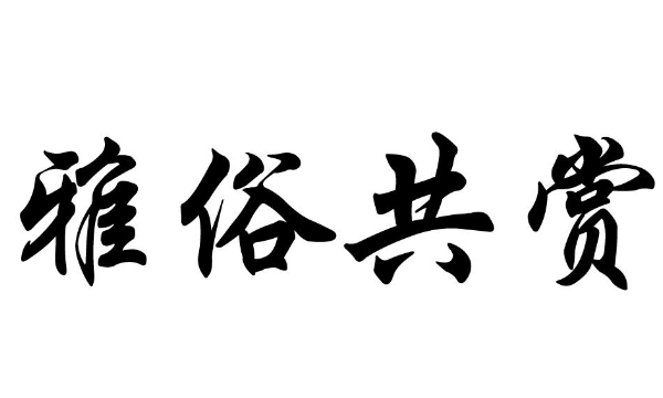 雅俗共赏的近义词反义词,雅俗共赏是什么意思图5