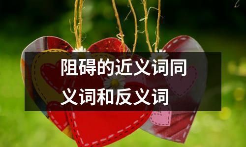 妨碍的近义词反义词,妨碍的意思图3