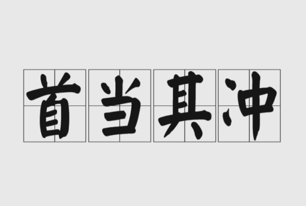 首当其冲的近义词反义词,【首当其冲】的意思是什么图1