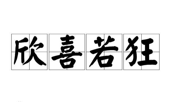 欣喜若狂的近义词和反义词,欣喜若狂的近义词是什么图1