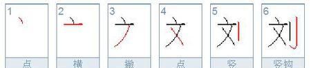 刘的笔顺怎么写,刘字的笔顺怎么写图3