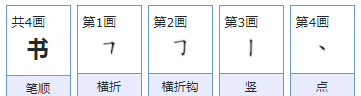 书的笔顺,书的笔顺图2