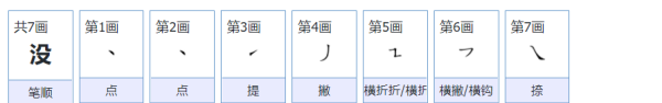 没有的笔顺和,没的笔顺怎么写图3