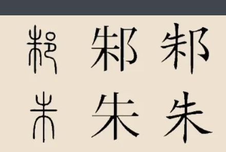 朱字笔顺笔画,朱用田字格怎么写图3