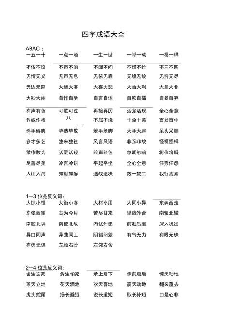 不在成语大全四个字,超过四个字的成语有哪些图4