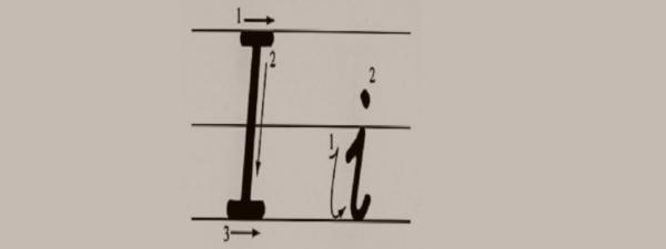 i的笔顺怎么写,i字母的笔画顺序怎么写图2