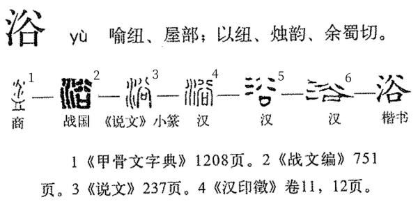 浴字的笔顺,浴是什么意思图4