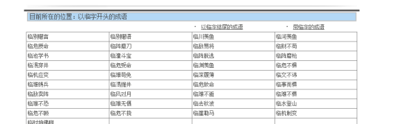 成语临字开头,临字开头的成语有哪些图1