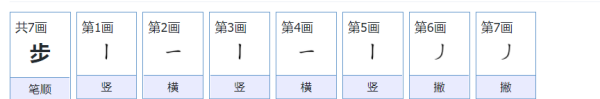 步的笔顺怎么写,步字的笔顺怎么写图2